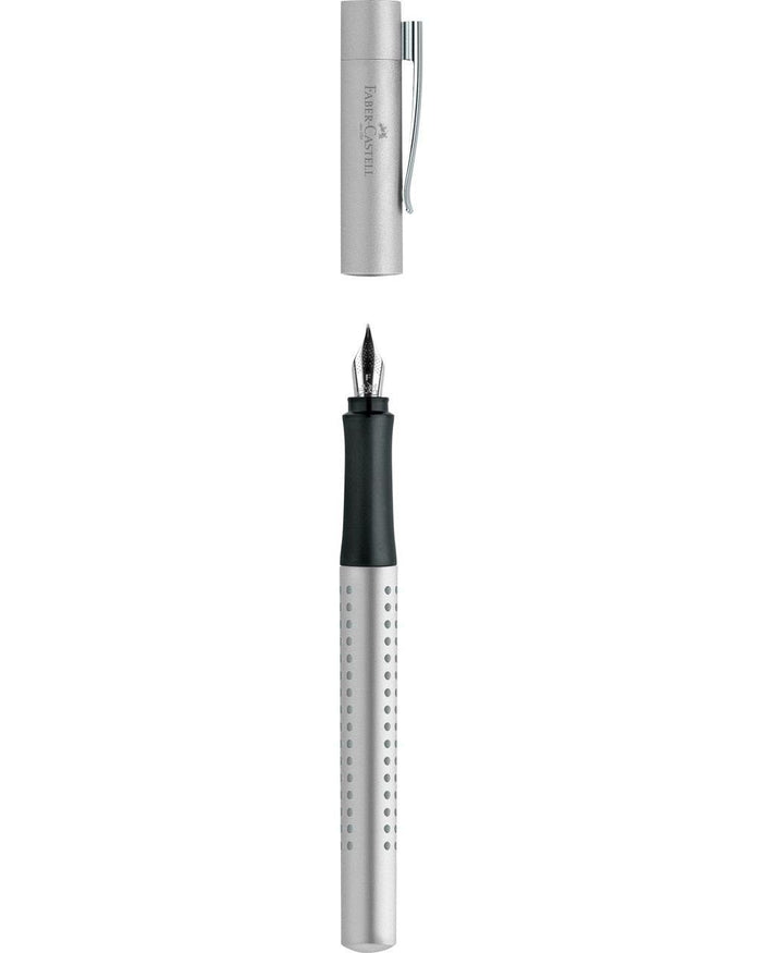 Faber-Castell Grip 2011 Fountain Pen - Silver