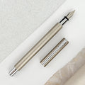Faber-Castell Neo Slim Fountain Pen - Matte Stainless Steel
