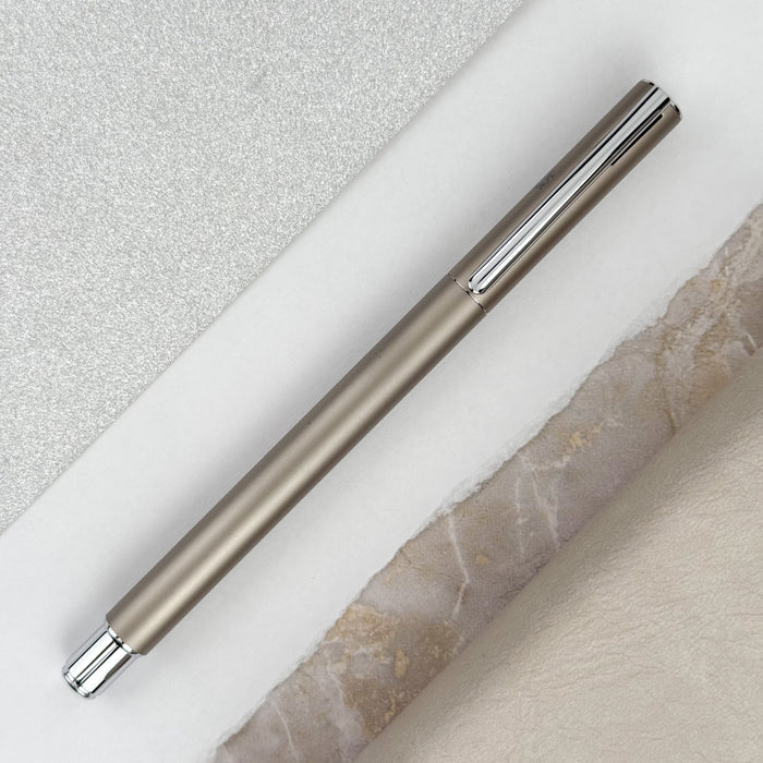 Faber-Castell Neo Slim Fountain Pen - Matte Stainless Steel