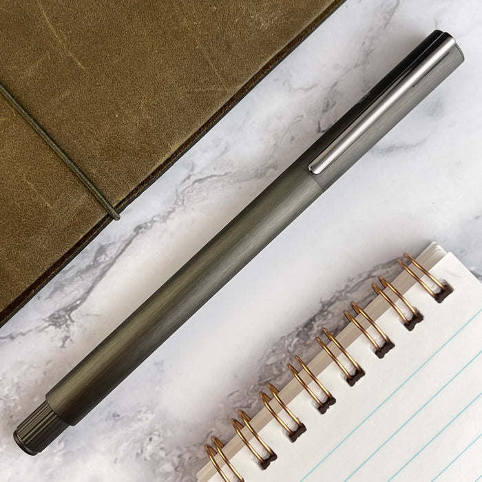 Faber-Castell Neo Slim Rollerball Pen - Gunmetal Aluminum