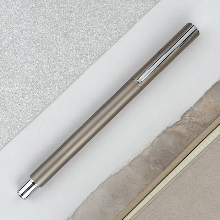 Faber-Castell Neo Slim Rollerball Pen - Matte Stainless Steel