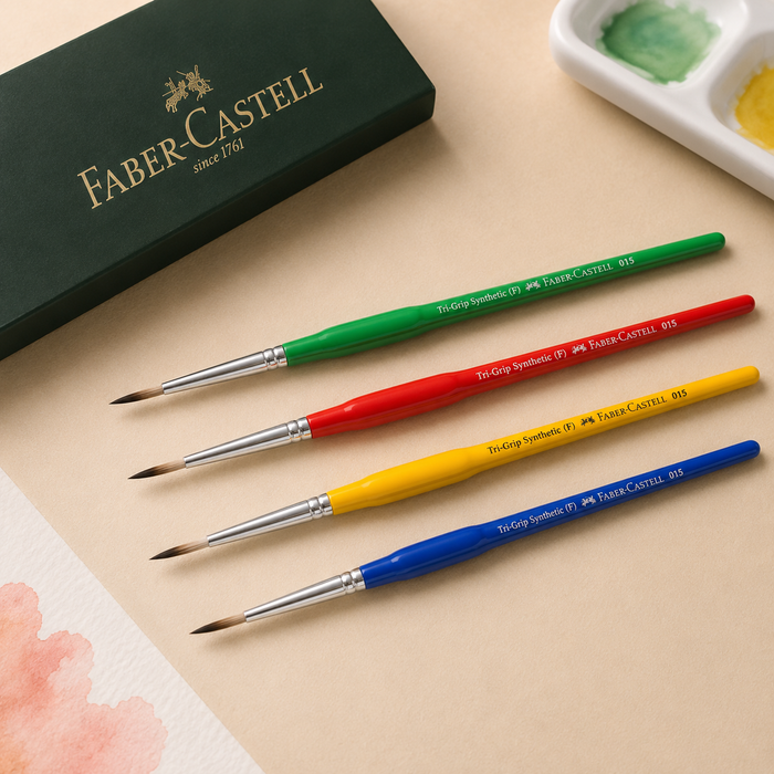 Faber-Castell Tri Grip Round Paint Brushes