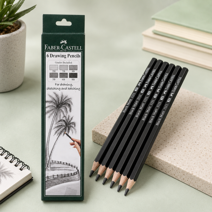 Faber-Castell Zeichenstifte Drawing Pencils – Set of 6