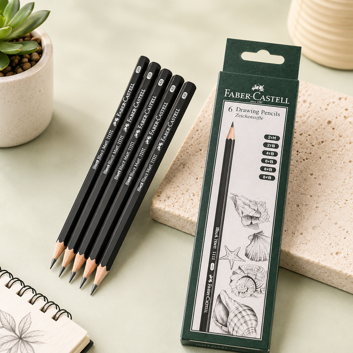 Faber-Castell Zeichenstifte Drawing Pencils – Set of 6