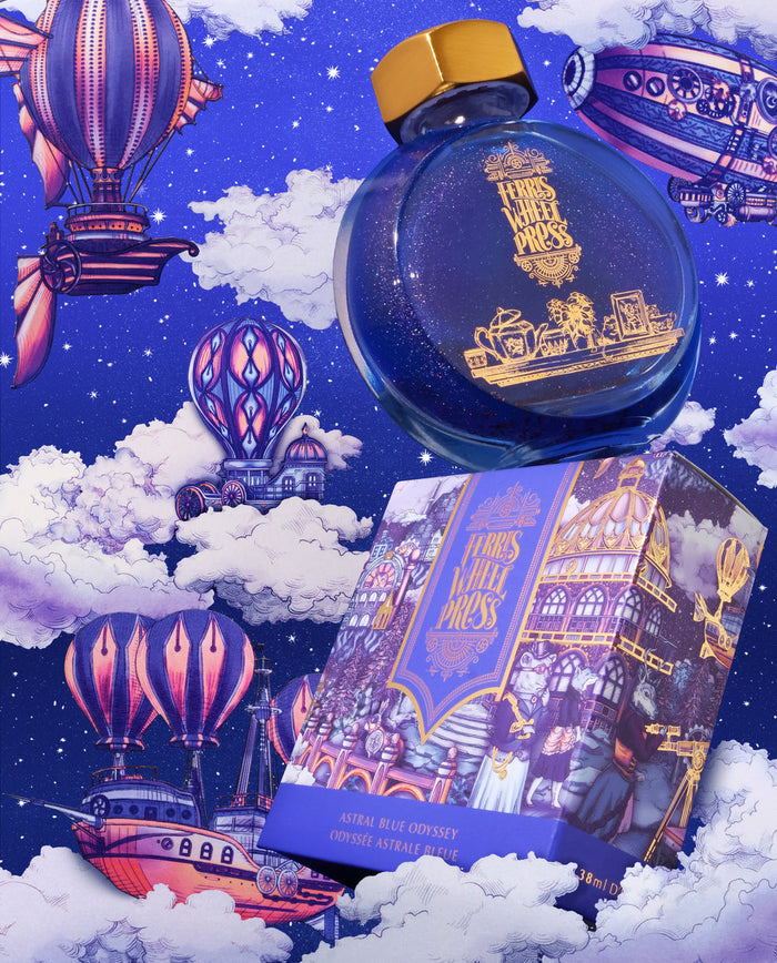 Ferris Wheel Press - Astral Blue Odyssey - 38ml Bottled Ink