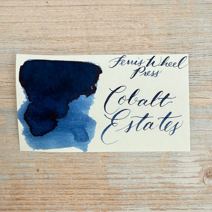 Ferris Wheel Press - Cobalt Estates - 38ml Bottled Ink (Special Edition)