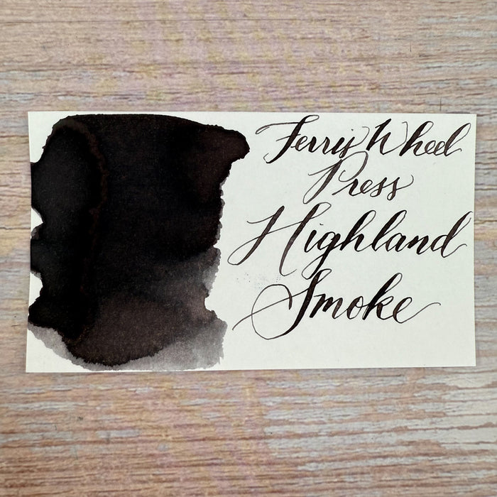 Ferris Wheel Press - Highland Smoke - 38ml Bottled Ink (Special Edition)