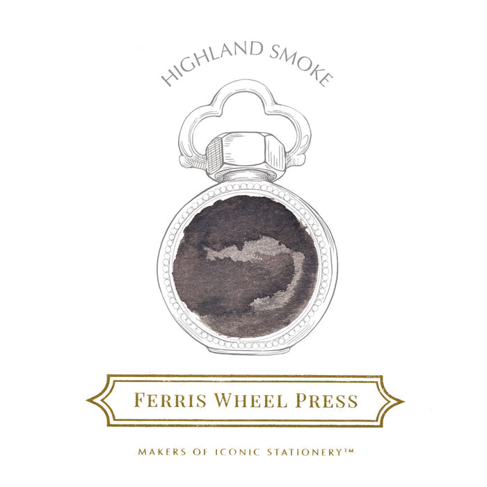 Ferris Wheel Press - Highland Smoke - 38ml Bottled Ink (Special Edition)