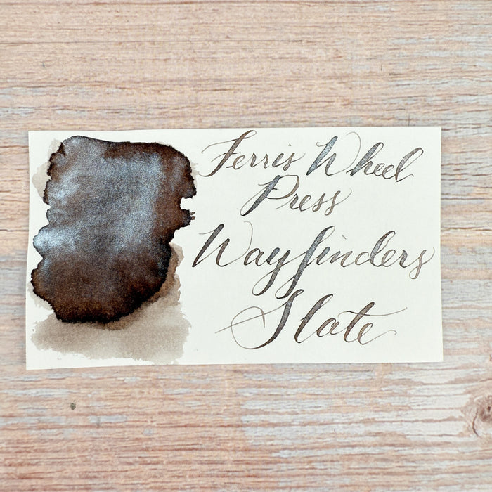 Ferris Wheel Press - Wayfinders Slate- 38ml Bottled Ink (Special Edition)