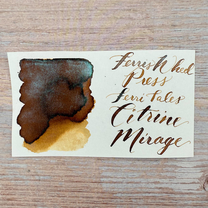 Ferris Wheel Press Bestiary Series - Citrine Mirage - 20ml bottled Ink (Special Edition)