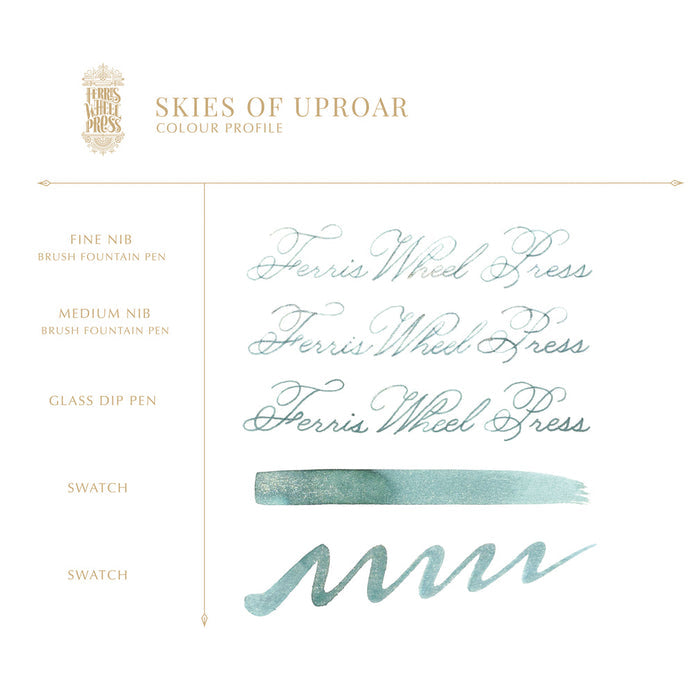 Ferris Wheel Press Bestiary Series - Skies of Uproar - 20ml Bottled Ink (Special Edition)