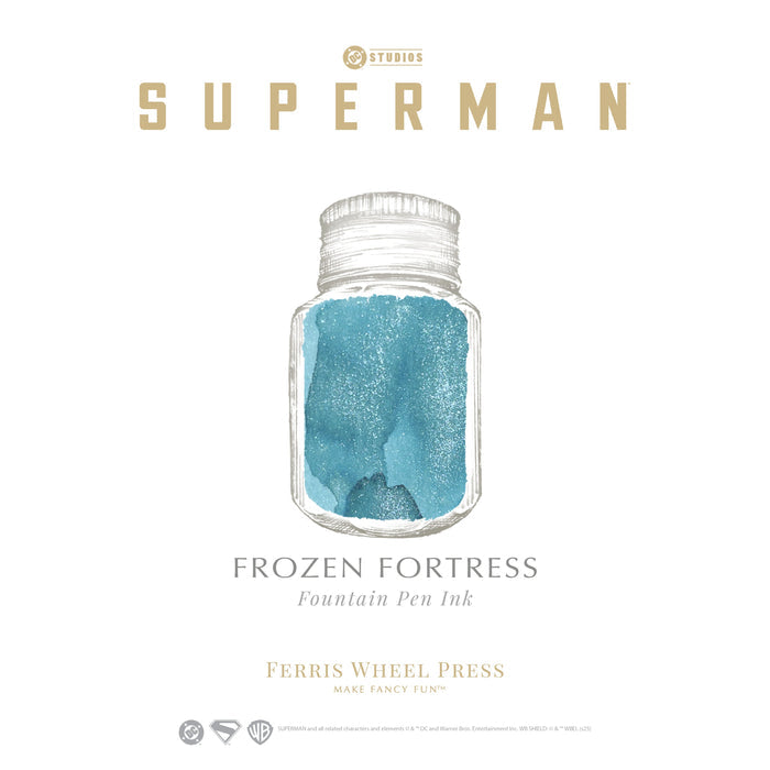 Ferris Wheel Press Superman - Frozen Fortress Bottled Ink (Special Edition)