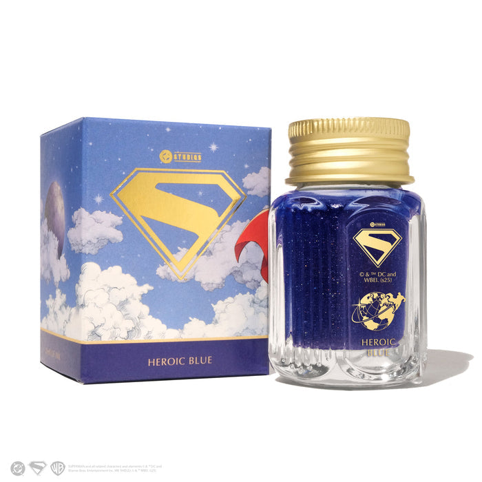 Ferris Wheel Press Superman - Heroic Blue Bottled Ink (Special Edition)