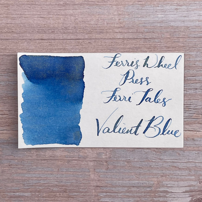 Ferris Wheel Press Valiant Blue - 20ml bottled Ink (Special Edition)