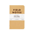 Field Notes | Set de 3 Cuadernos Original Kraft (Liso)