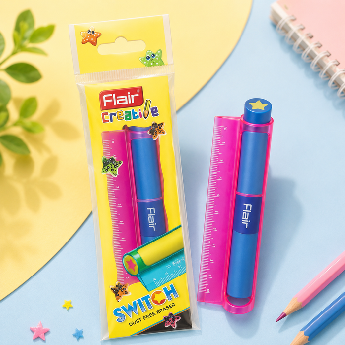 Flair Switch Erasers | Pack of 5