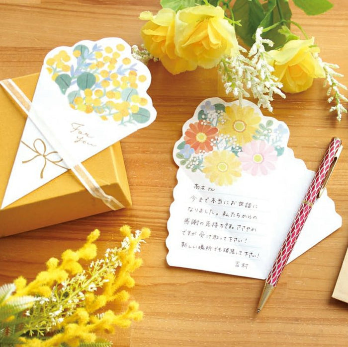 Furukawashiko Bouquet Letter - Mimosa Bouquet