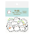 Furukawashiko Flake Stickers - White Bird