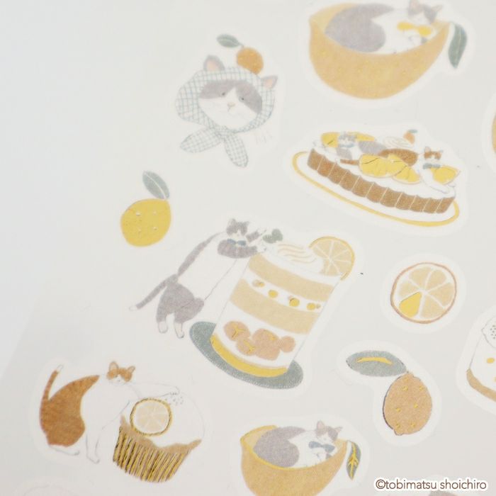 Furukawashiko Foil Sticker Sheet - Lemon Sweets