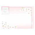 Furukawashiko Mini Horizontal Letter Set - White Sakura