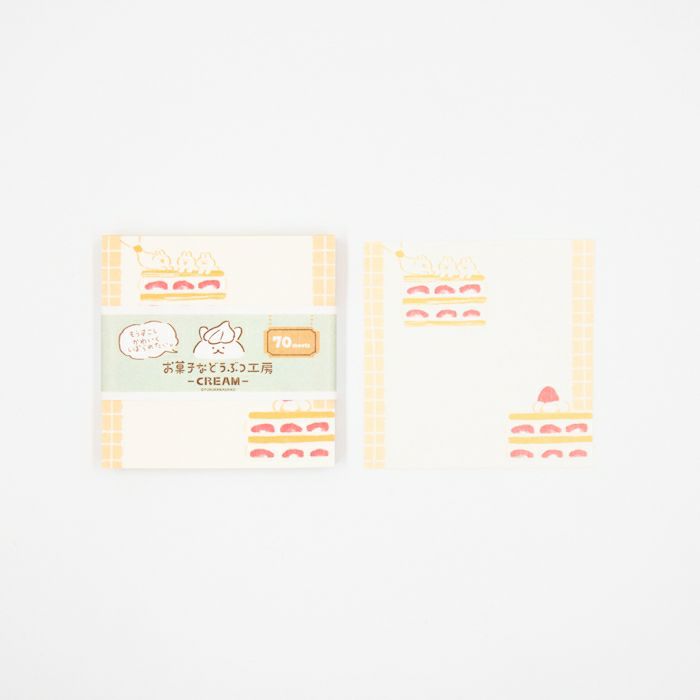 Furukawashiko Sweets Animal Workshop Memo Pads - Rabbit