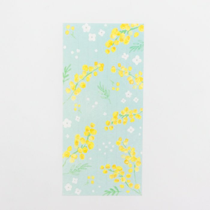 Furukawashiko Today's Letter - Mimosas and White Flowers