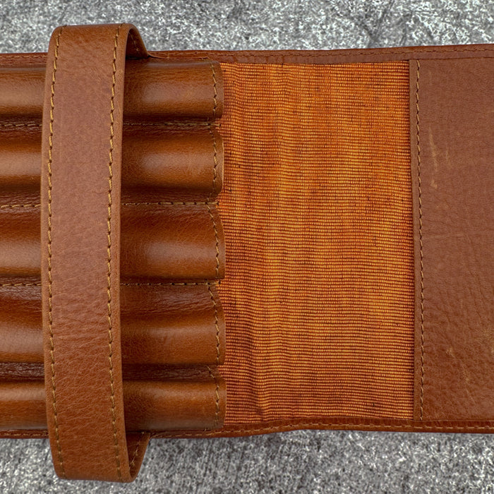 Galen Leather Legacy Collection TwinFlip Pen Case for 5 Pens