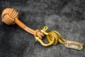 Galen Leather The Knot - Leather Monkey's Fist Keychain