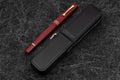 Galen Leather Zippered Magnum Opus Single Hard Case
