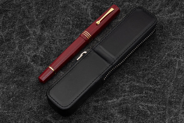 Galen Leather Zippered Magnum Opus Single Hard Case