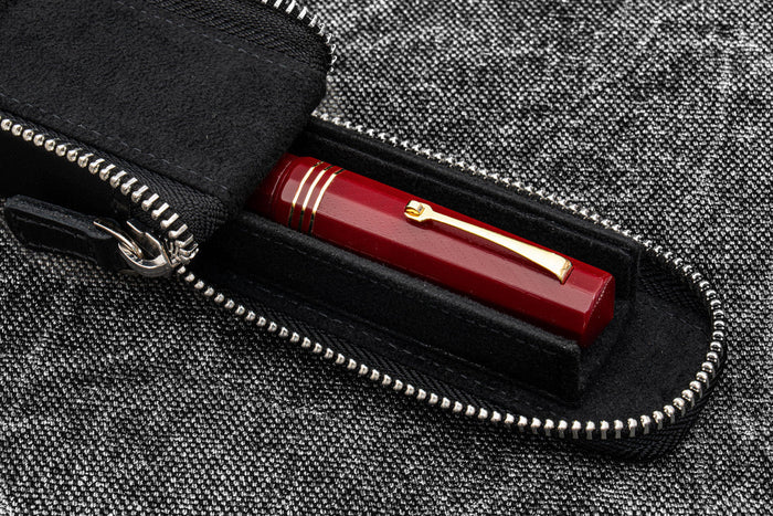 Galen Leather Zippered Magnum Opus Single Hard Case