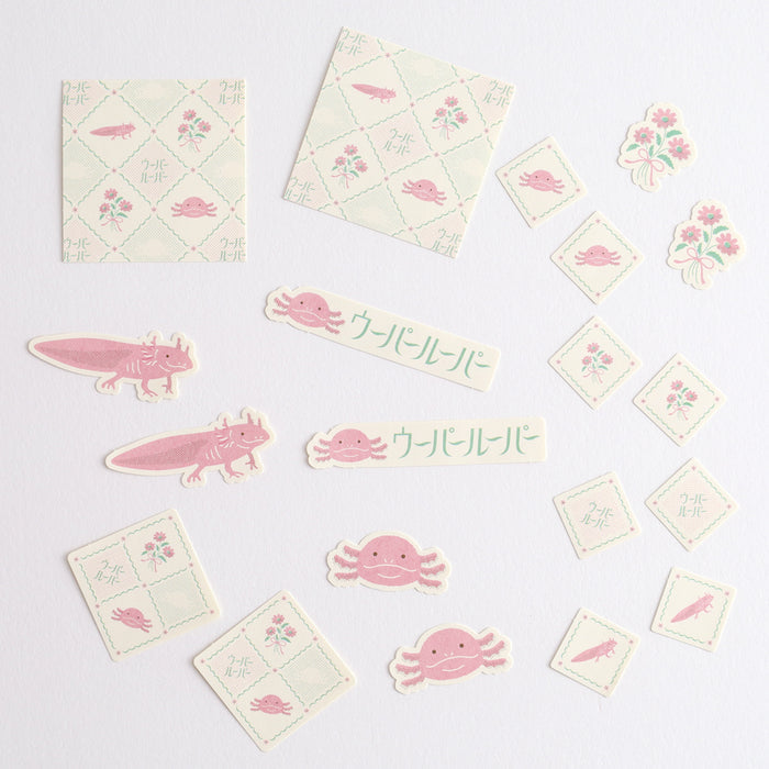 Atlas Stationers - Green Flash Animal Department Store Flake Sticker - Axolotl - Stickers - Image 2