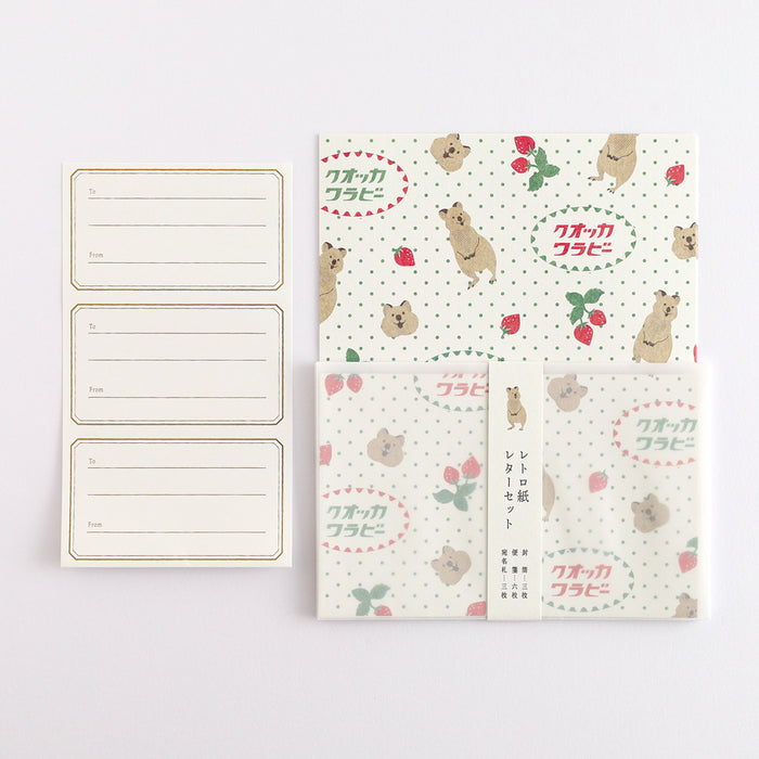 Atlas Stationers - Green Flash Animal Department Store Letter Set - Quokka - Stickers