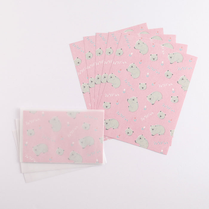 Atlas Stationers - Green Flash Animal Department Store Letter Set - Wombat - Stickers - Image 2