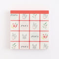 Green Flash Animal Department Store Memo Pad - Chinchilla