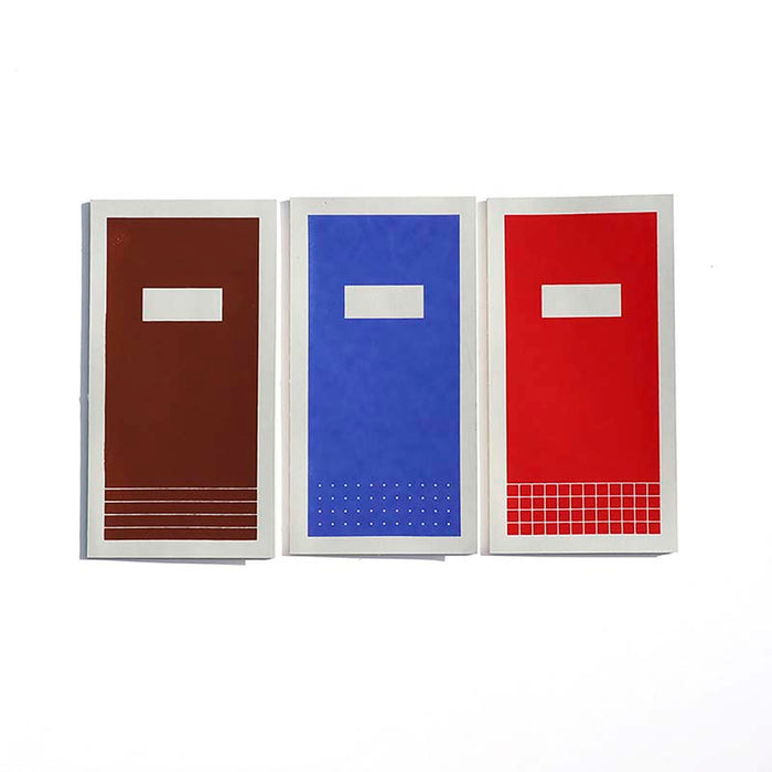Hanaduri | Cuaderno Hanji Book Travel Brown (Cuadros)