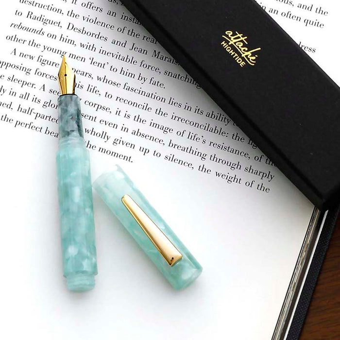 Hightide | Pluma Estilográfica Marbled Attaché Mint (F)