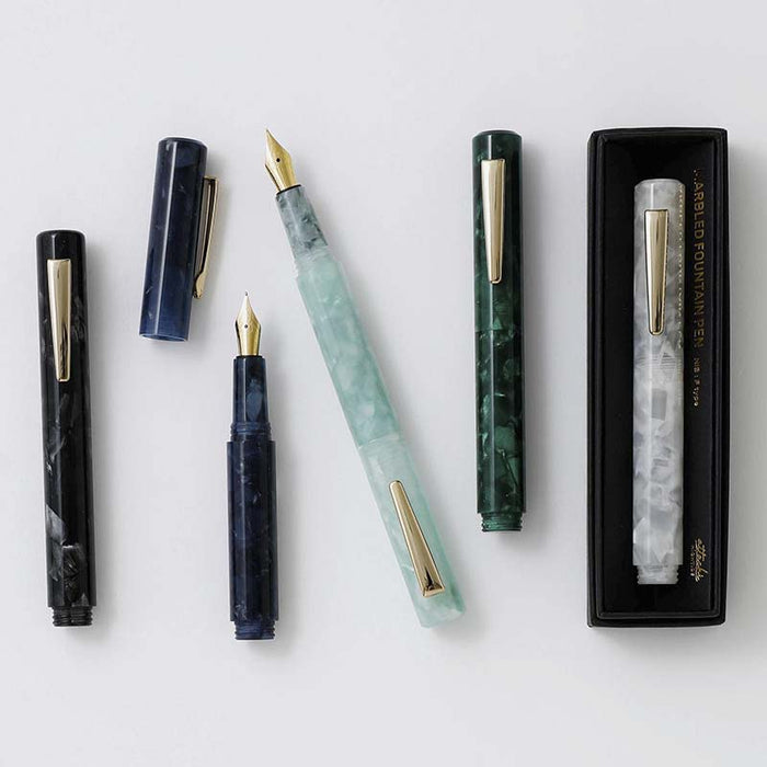 Hightide | Pluma Estilográfica Marbled Attaché Mint (F)