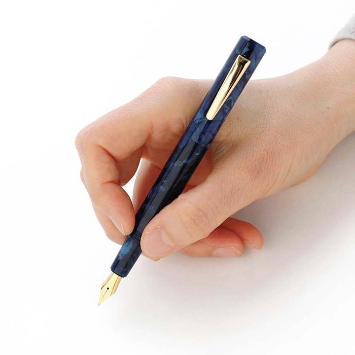 Hightide | Pluma Estilográfica Marbled Attaché Navy (F)