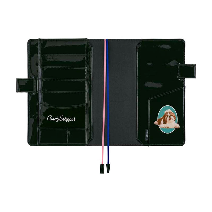 Hobonichi | Agenda Hobonichi Cousin A5 Candy Stripper: Random Dog & Cat (Black) 2027