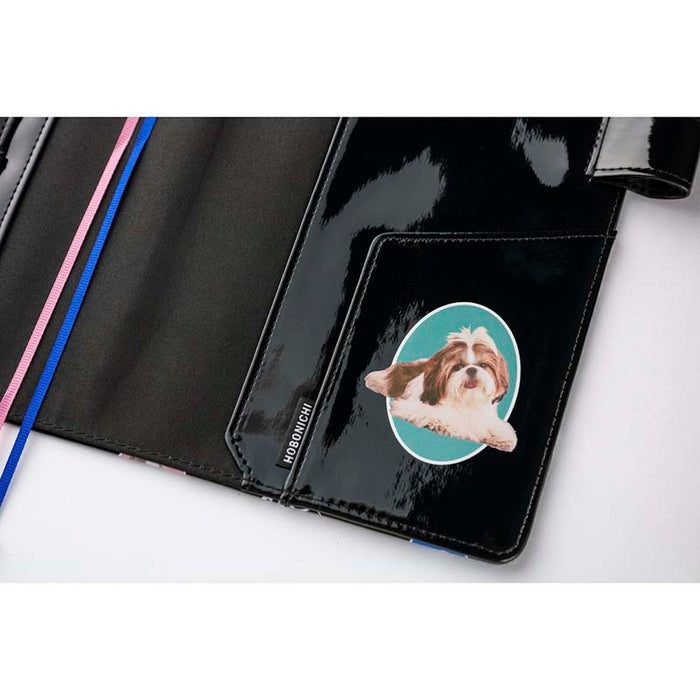 Hobonichi | Agenda Hobonichi Cousin A5 Candy Stripper: Random Dog & Cat (Black) 2027
