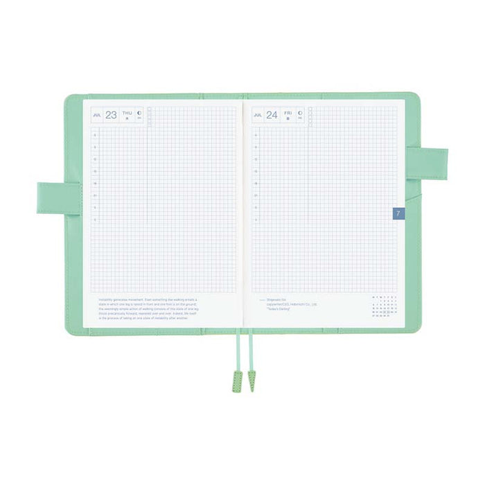 Hobonichi | Agenda Hobonichi Cousin A5 Colors Chamomile Mint 2027