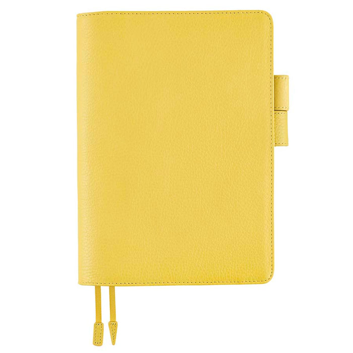 Hobonichi | Agenda Hobonichi Cousin A5 Leather: Brilliant Yellow 2027