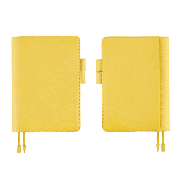 Hobonichi | Agenda Hobonichi Cousin A5 Leather: Brilliant Yellow 2027