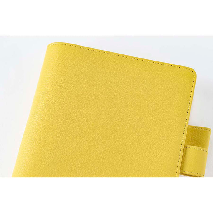 Hobonichi | Agenda Hobonichi Cousin A5 Leather: Brilliant Yellow 2027