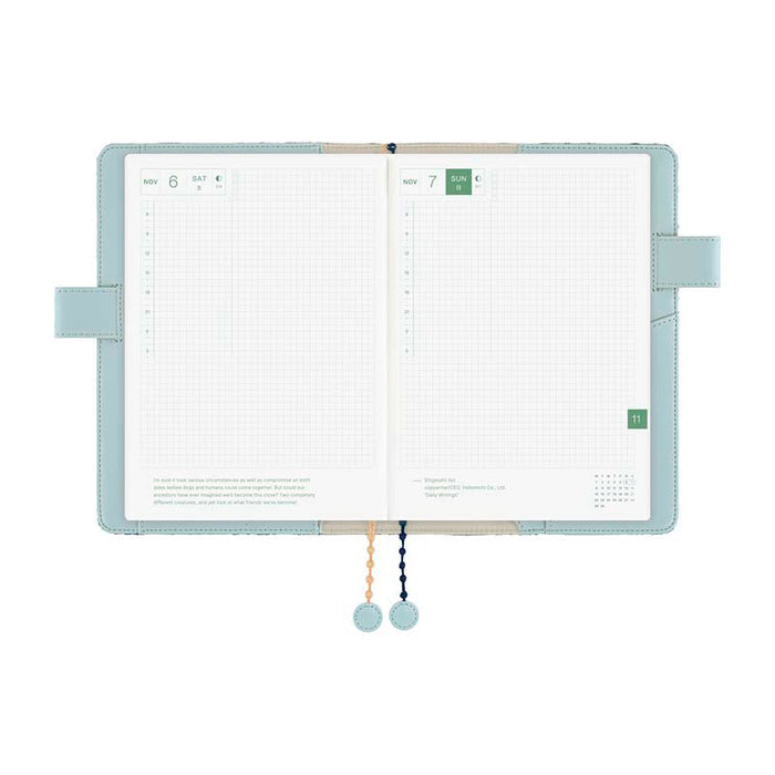 Hobonichi | Agenda Hobonichi Cousin A5 Mina Perhonen: felice (Blue) 2027