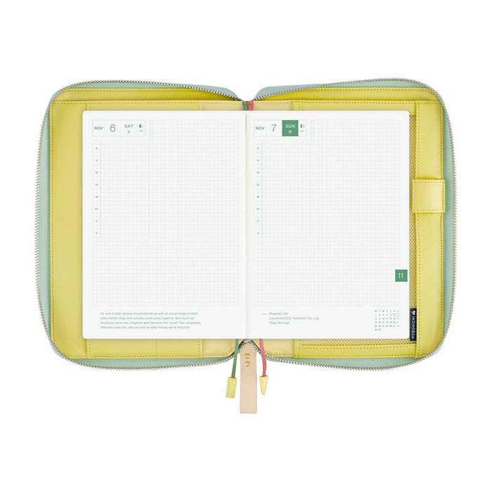 Hobonichi | Agenda Hobonichi Cousin A5 mina perhonen: glass flower (Pink Mix) 2027