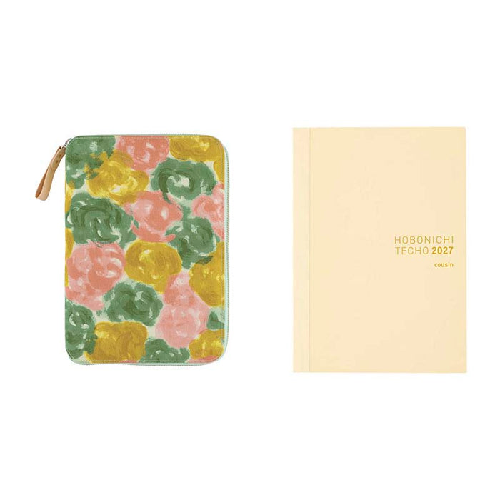 Hobonichi | Agenda Hobonichi Cousin A5 mina perhonen: glass flower (Pink Mix) 2027
