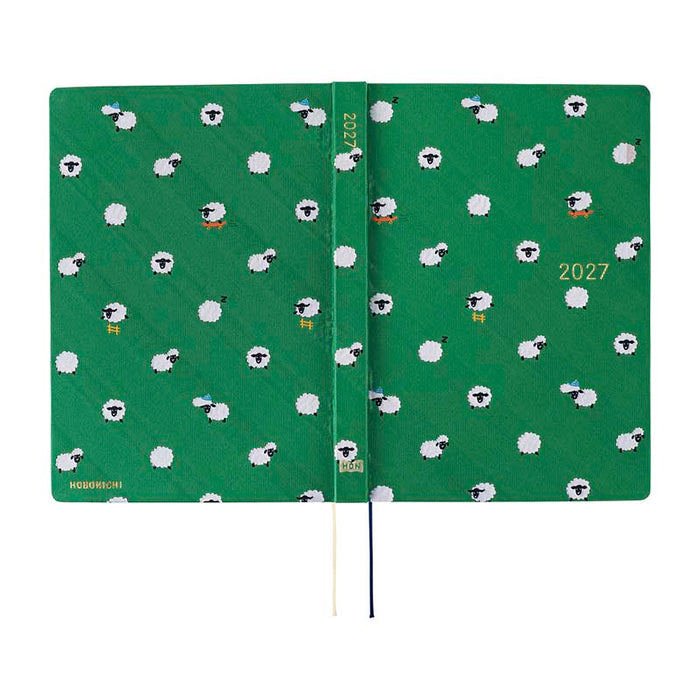 Hobonichi | Agenda Hobonichi HON A5 Bow & Tie: Sheep Sheep Sheep 2027