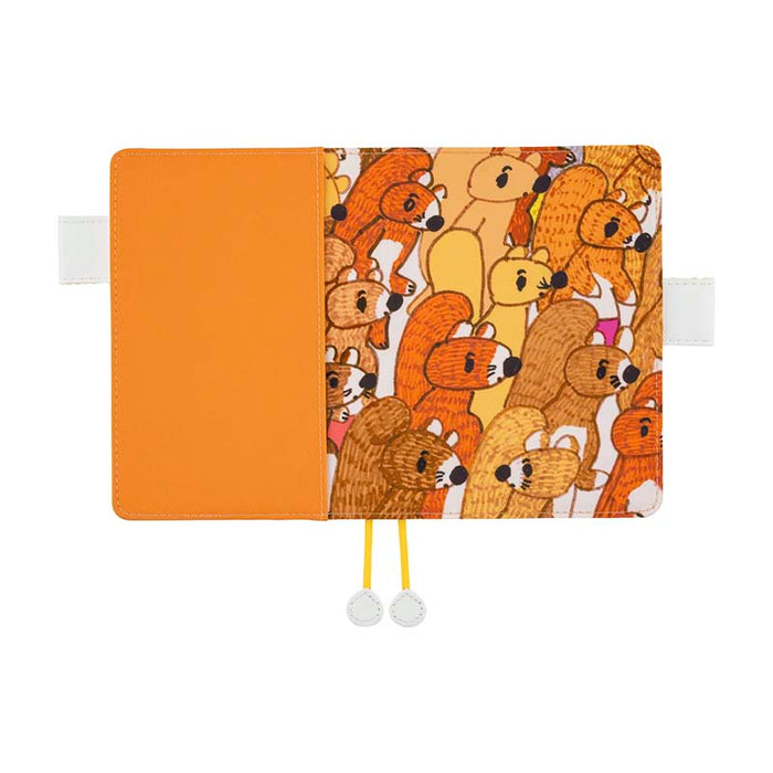 Hobonichi | Agenda Hobonichi Techo A6 100%ORANGE: Squirrel Squadron 2027